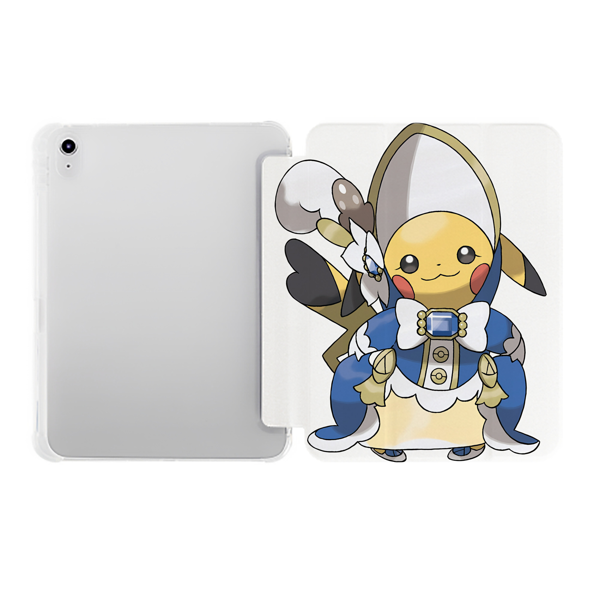 （画像用） ポケットモンスター Pokémon IPad ケース ペン収納付き 三つ折りスタンド PUレザー×シリコン 対応機種9.5/10.5/10.9インチ